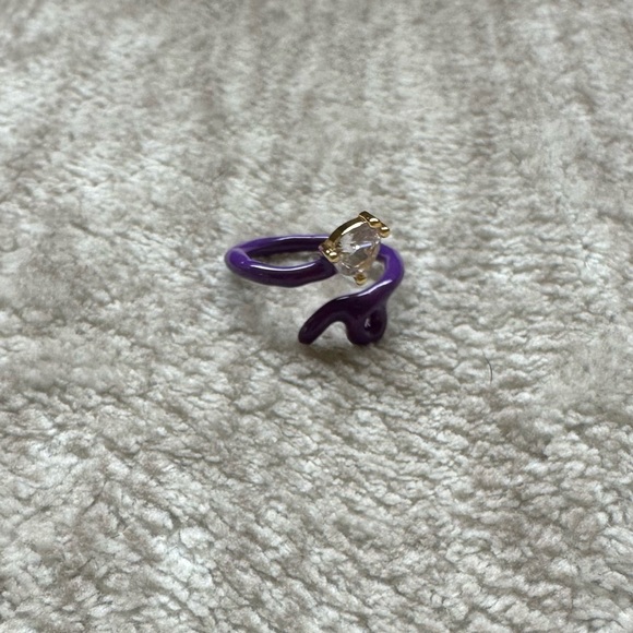 💜 Royal Purple Baby Vine Enamel Ring ✨ - Picture 12 of 14
